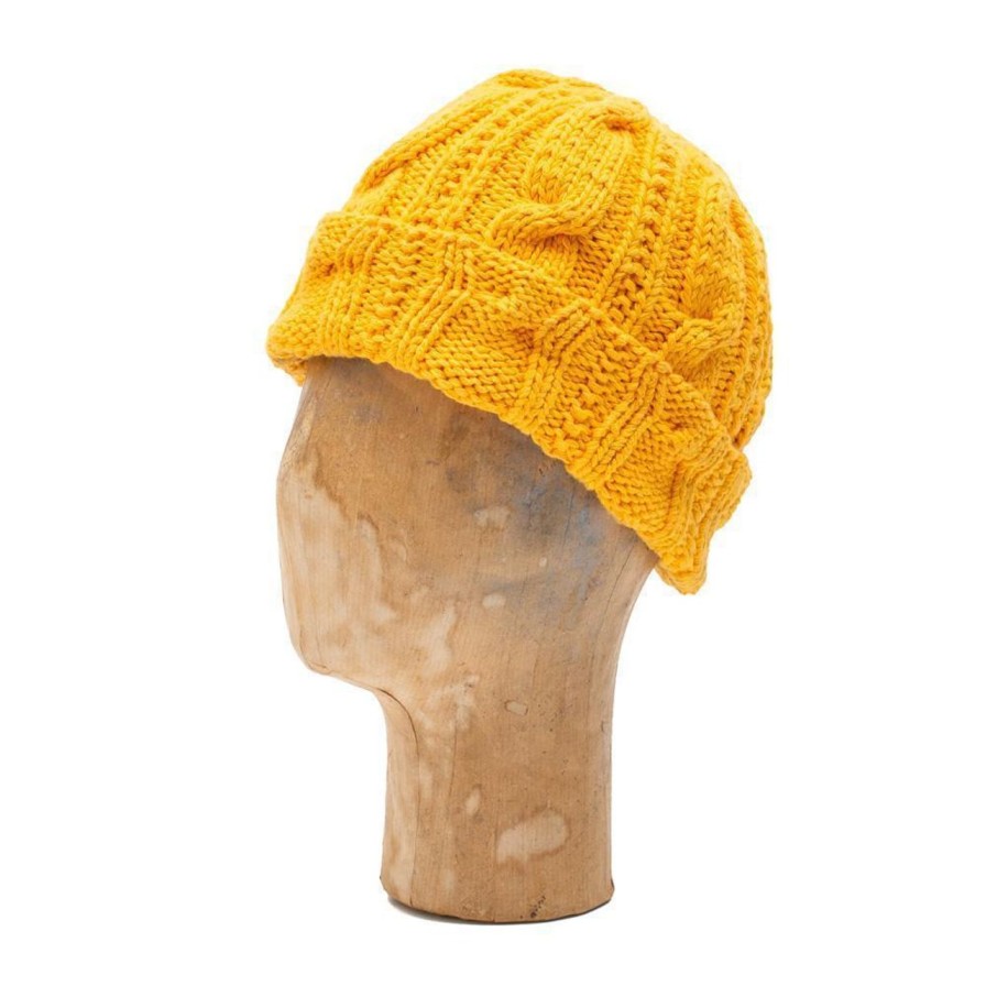 Clothing Allevol Knitwear | Allevol X Inverallan Cotton Beanie Marigold 35C