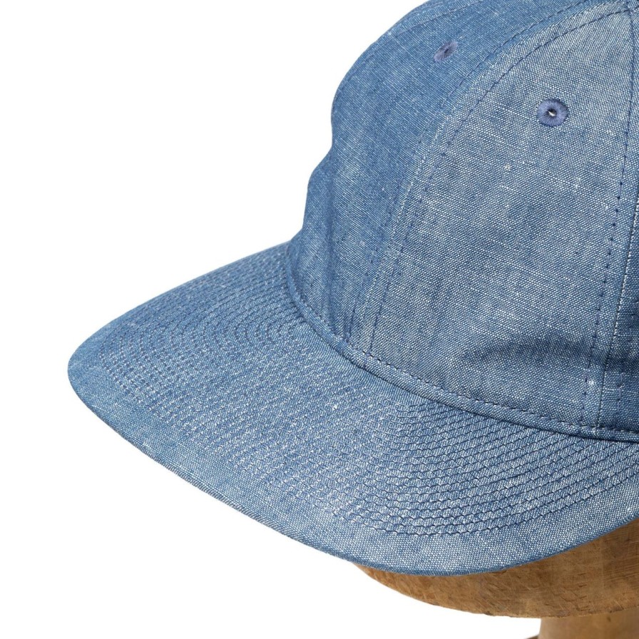 Accessories Poten Baseball Cap Poten | Poten Chambray Baseball Cap Blue