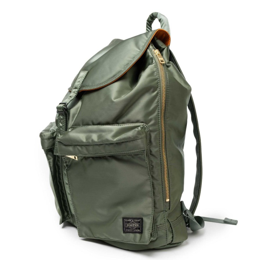 Accessories Porter Yoshida & Co Porter Yoshida & Co | Porter Yoshida & Co Tanker Ruck Sack Sage Green