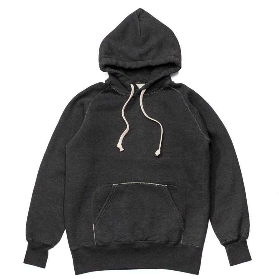 Clothing Pherrow's Sweatshirts & Hoodies | Pherrow'S 22W-P Vsw-Parka Hooded Sweatshirt Charcoal