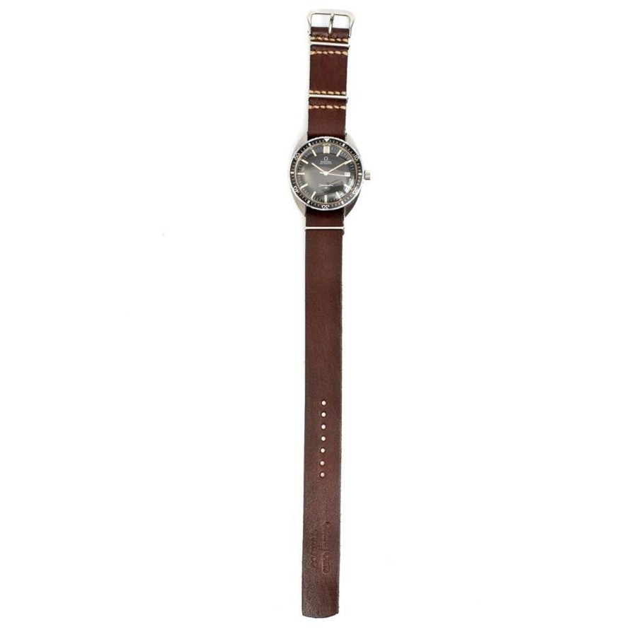 Accessories Vasco Vasco | Vasco Vscc-640G10 Leather Nato Watch Strap Brown