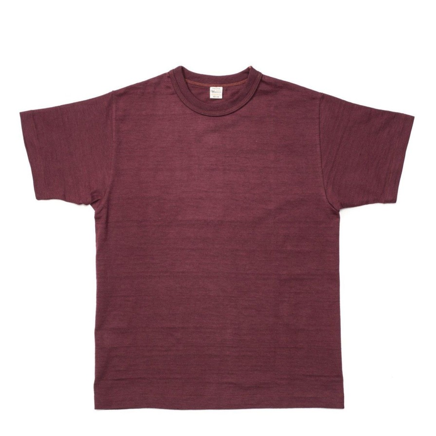 Clothing Warehouse & Co T-Shirts & Undershirts | Warehouse & Co. Lot 4601 T-Shirt Burgundy