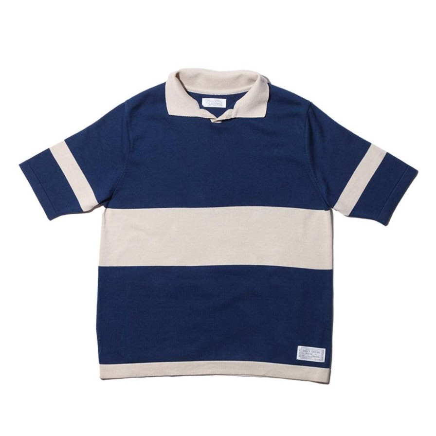 Clothing Orgueil Shirts | Orgueil Knit Polo Navy