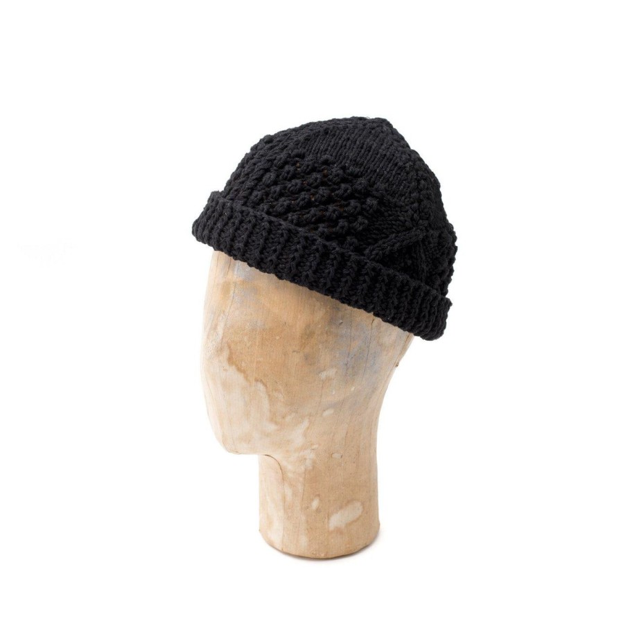 Clothing Allevol Knitwear | Allevol X Inverallan Cotton Beanie Black 21P