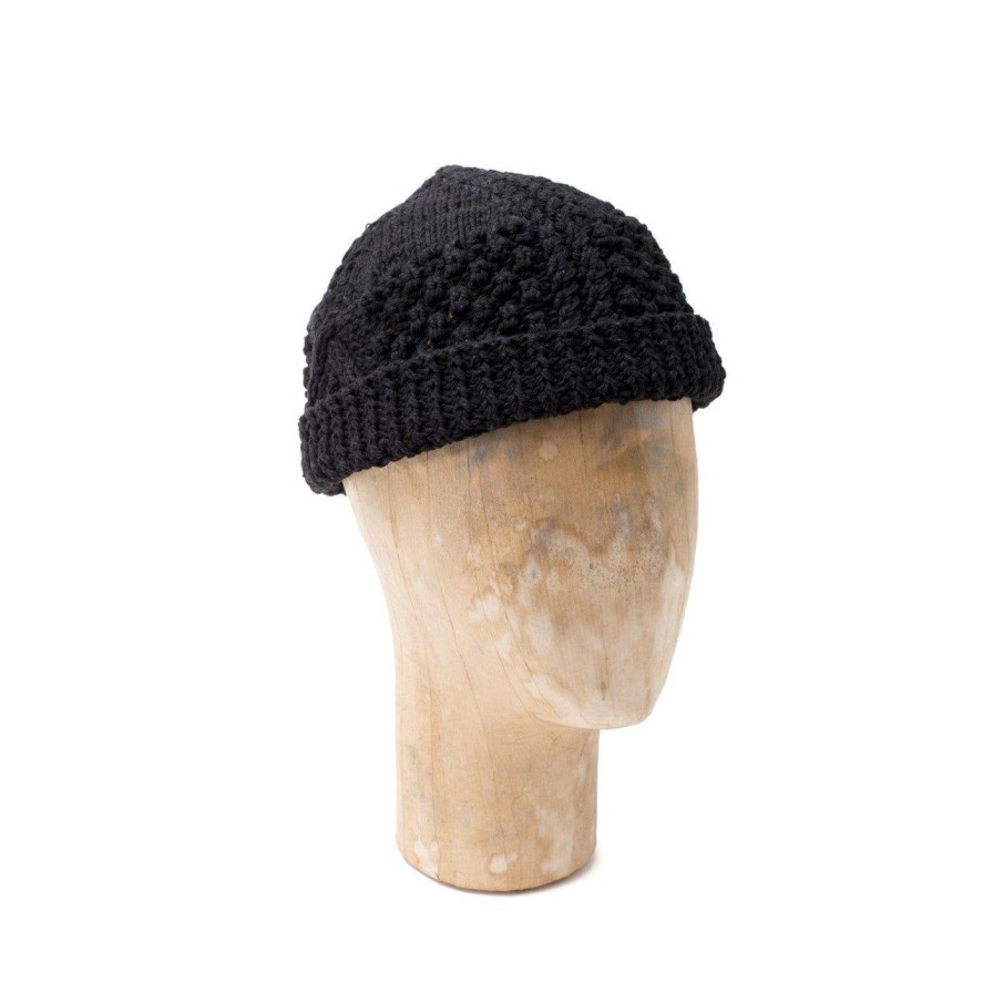 Clothing Allevol Knitwear | Allevol X Inverallan Cotton Beanie Black 21P