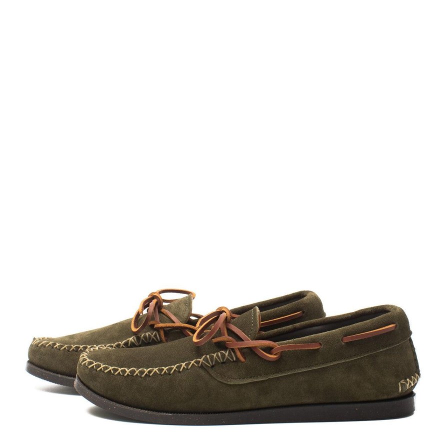 Clothing Yuketen Yuketen | Yuketen Canoe Moc W/ Camp Sole Fo Olive