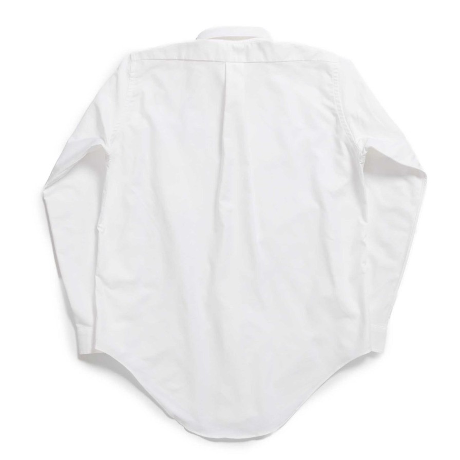 Clothing Anatomica Shirts | Anatomica Bd Ideal Oxford Shirt Dull White