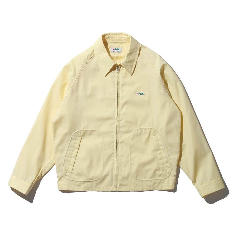 Clothing Braggin Dragon Jackets And Coats | Braggin Dragon Golf Jacket Tc Poplin Maize