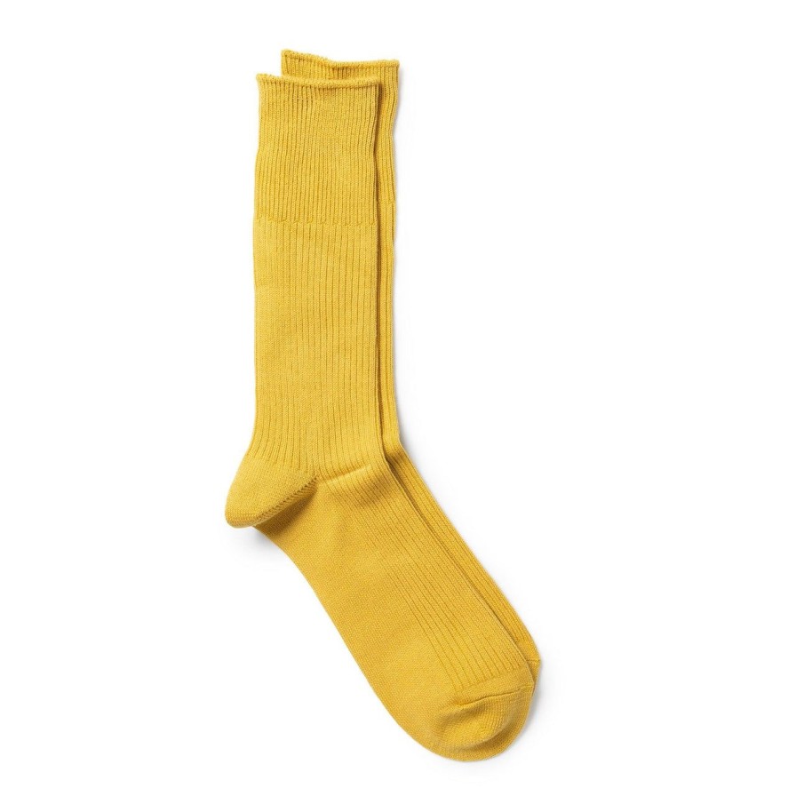 Accessories Anonymous Ism Anonymous Ism | Anonymous Ism Brilliant Crew Sock Mustard