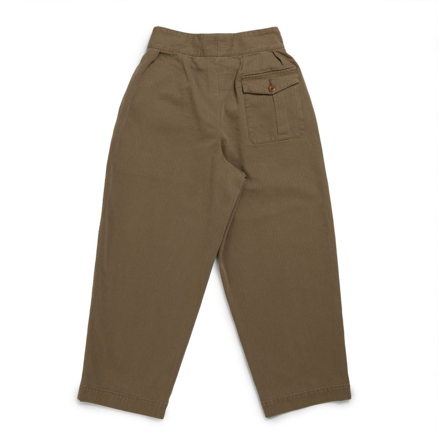 Clothing Haversack Pants & Trousers | Haversack Herringbone Gurkha Pants Brown