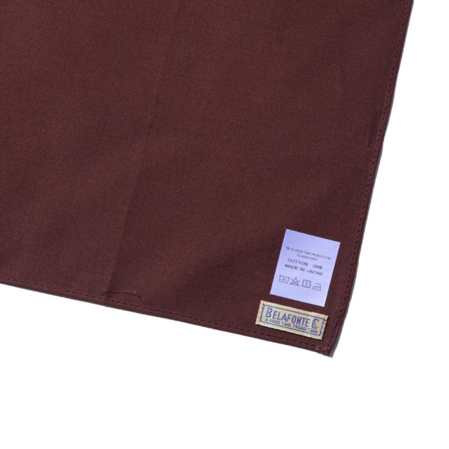 Accessories Belafonte Ragtime Clothing | Belafonte Ragtime Fuji Souvenir Handkerchief Brown