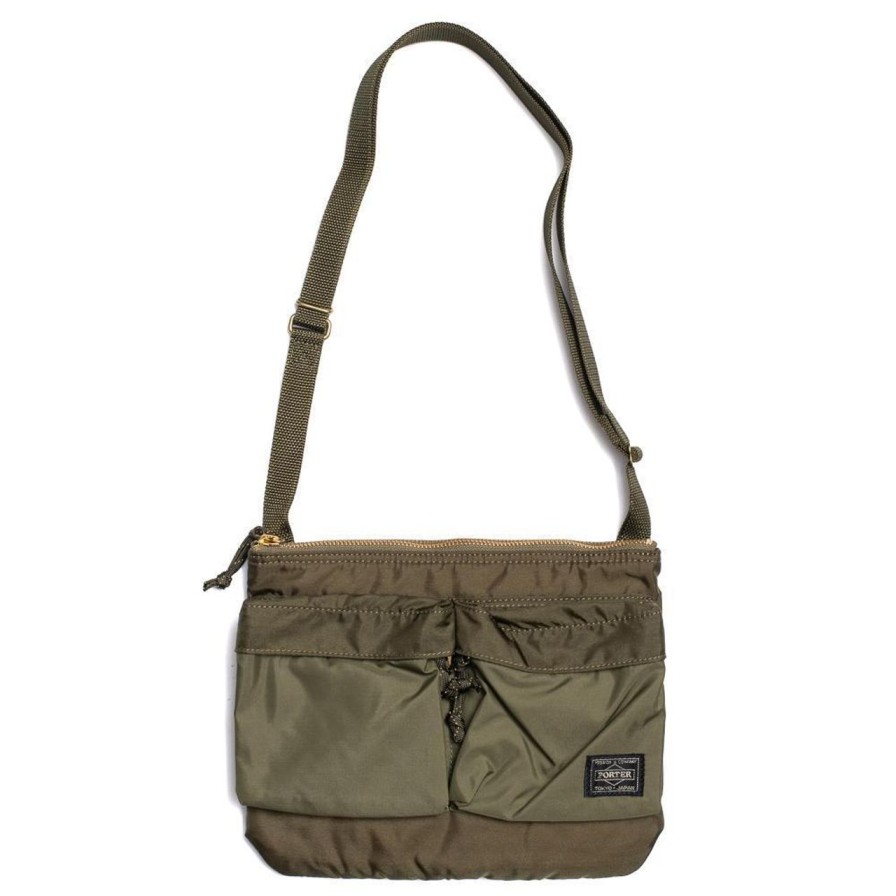 Accessories Porter Yoshida & Co Porter Yoshida & Co | Porter Yoshida & Co Force Shoulder Bag Olive