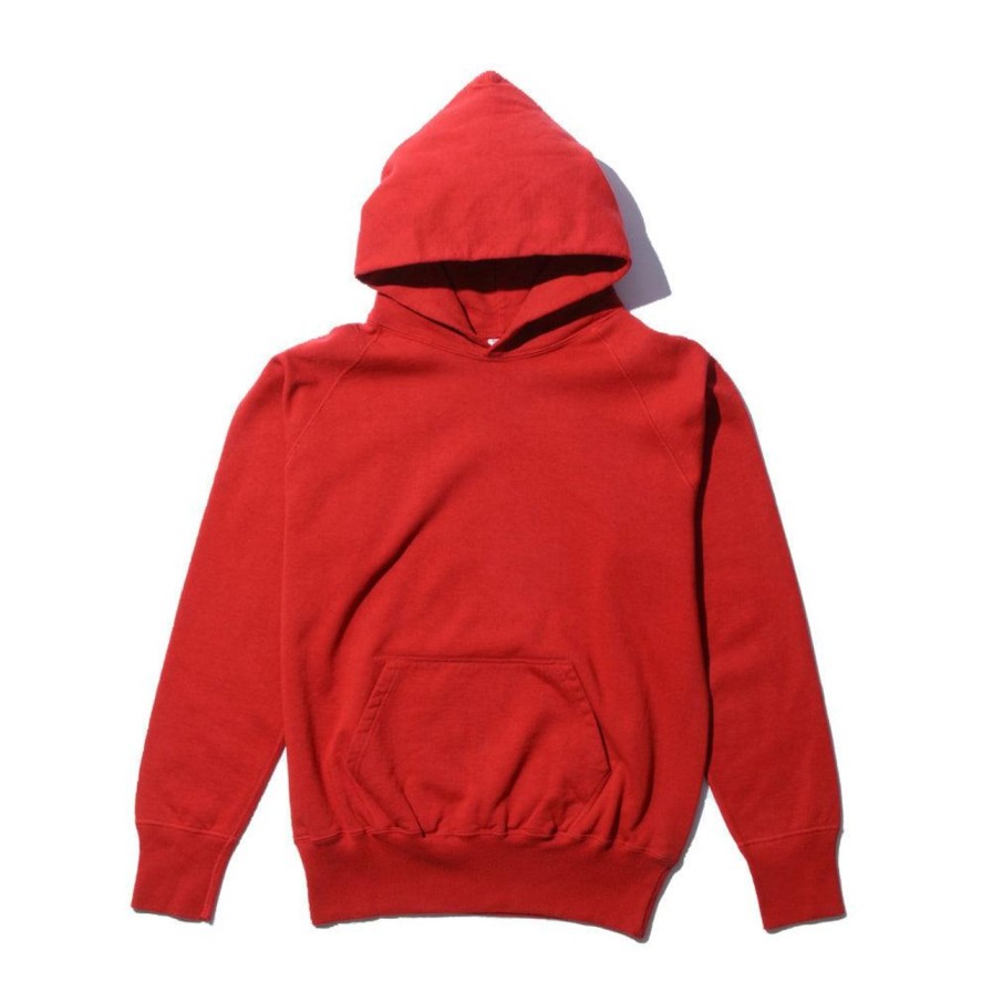 Clothing Warehouse & Co Sweatshirts & Hoodies | Warehouse & Co. Lot 462 Sweat Parka Red #1