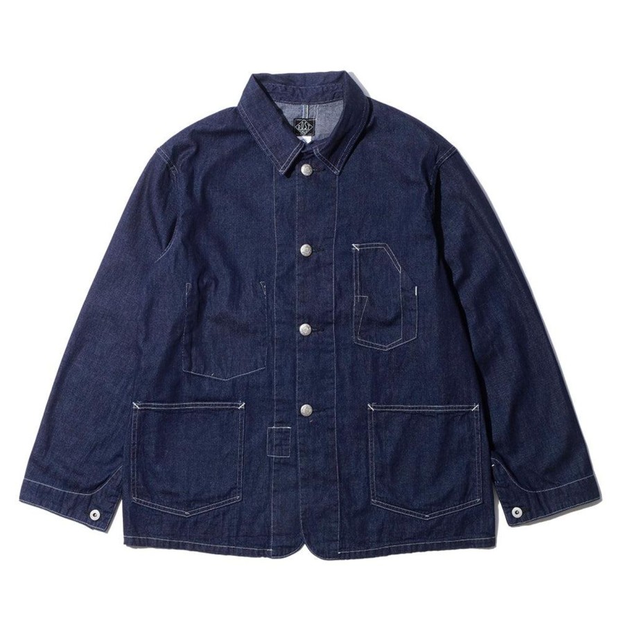 Clothing Post Overalls Jackets And Coats | Post Overalls No. 1 Jacket 8 Oz. Denim Indigo