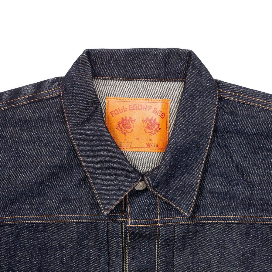 Clothing Full Count Jacket | Full Count 2107 Type I 13.75Oz Denim Jacket Raw