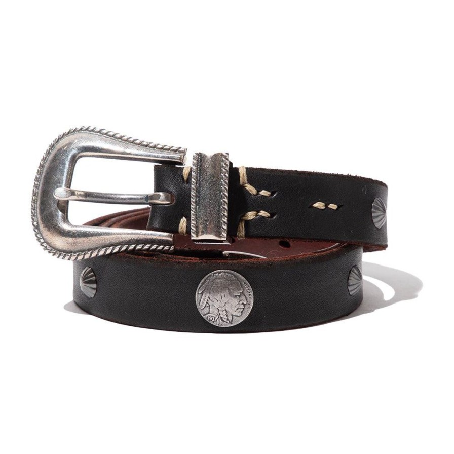 Accessories Vintage Works Vintage Works | Vintage Works Dh5738 Ch-1 Chasin' Belt Black