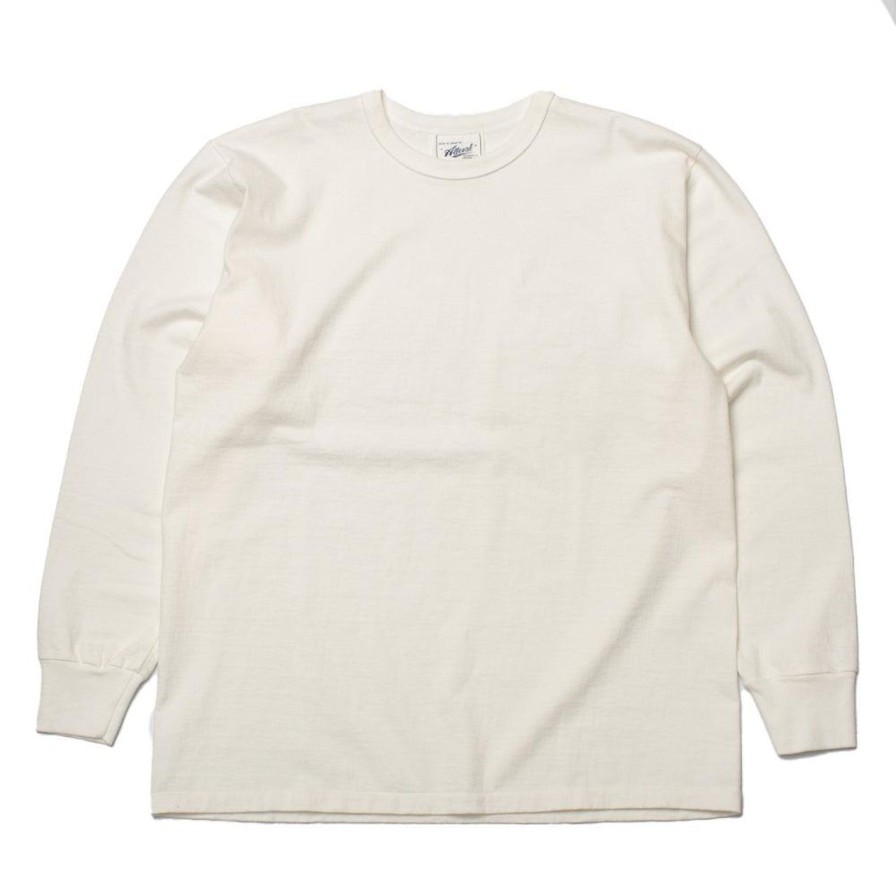 Clothing Allevol T-Shirts & Undershirts | Allevol Heavy Duty Crew Neck L/S T-Shirt White