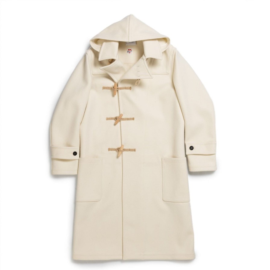 Clothing Allevol Jackets And Coats | Allevol 'Pat' Duffle Coat White